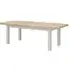 Salcombe 8-10 Seater Extending Dining Table - Stone Grey, Oak