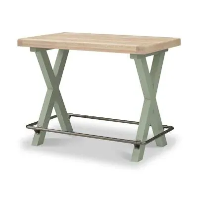 Salcombe Bar Table - Sage, Oak image
