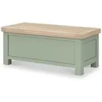 Salcombe Blanket Box - Sage, Oak