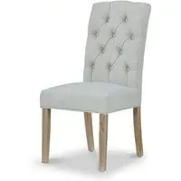 Salcombe Chelsea Dining Chair Set of 2 - Natural, Fabric