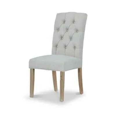 Salcombe Chelsea Dining Chair Set of 2 - Natural, Fabric