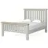 Salcombe Double Slatted Bed Frame - Grey, Oak