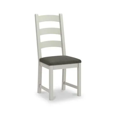 Salcombe Ladder Back Dining Chair - Grey, Oak