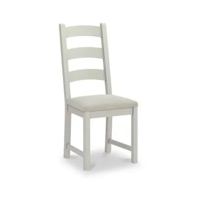 Salcombe Ladder Back Dining Chair - Grey, Oak