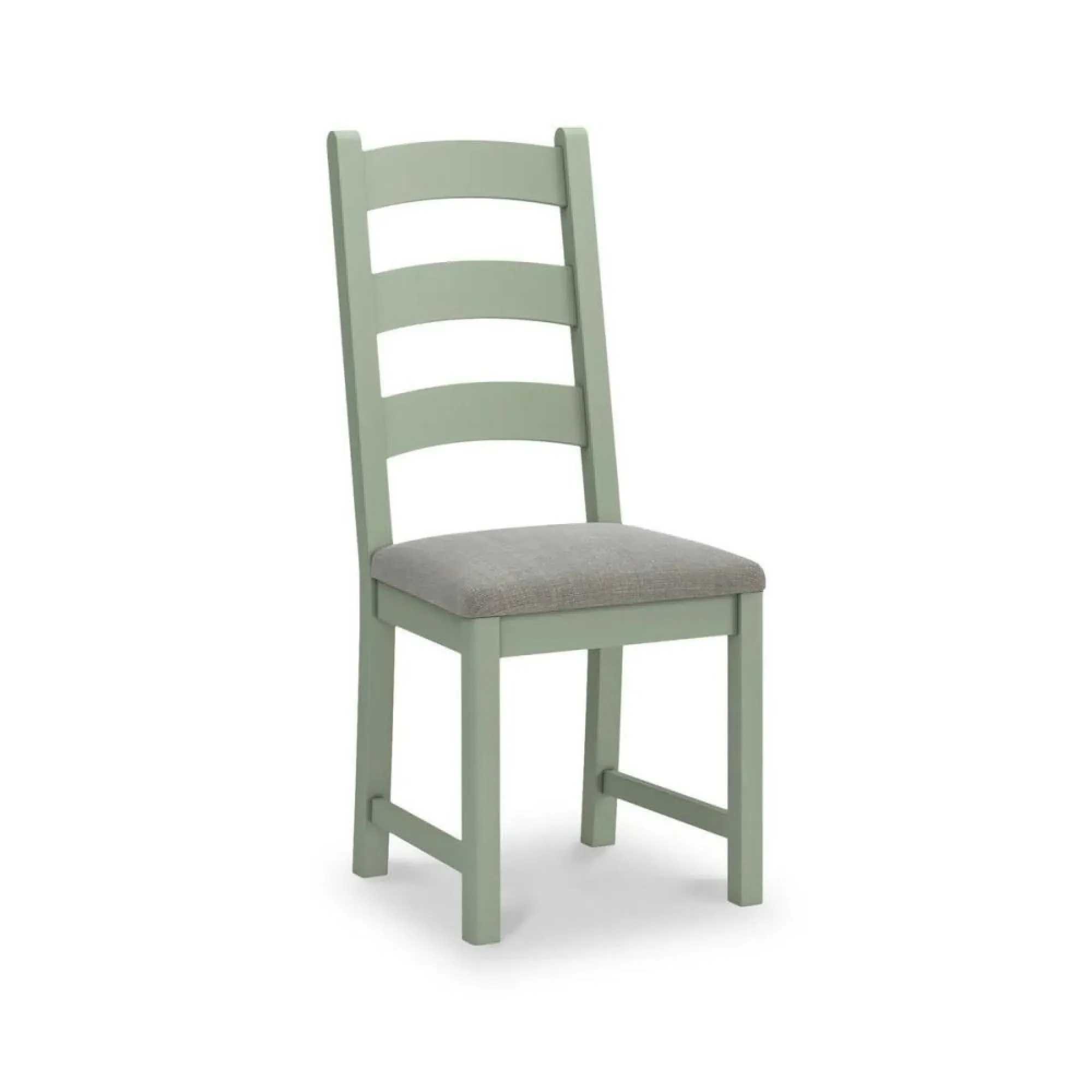 Salcombe Ladder Back Dining Chair - Sage Grey, Oak