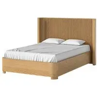 Soho Double Slatted Bed Frame - Natural, Oak