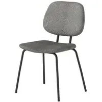 Soho Florence Dining Chair Set of 2 - Grey, Boucle