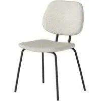 Soho Florence Dining Chair Set of 2 - Ivory, Boucle