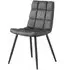 Soho Hudson Dining Chair Set of 2 - Dark Grey, Faux Leather