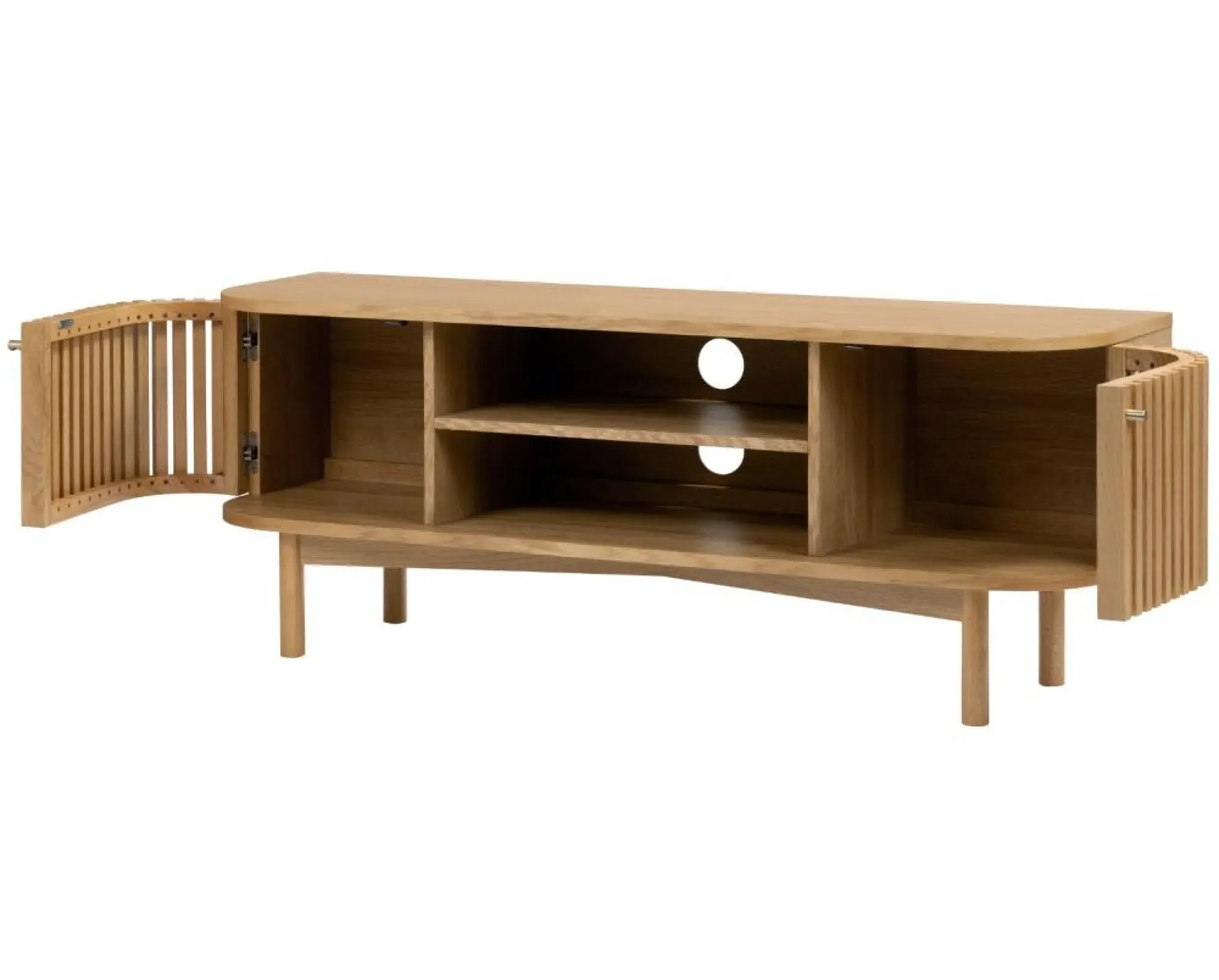 Soho Oak 130cm TV Unit with Storage - Natural