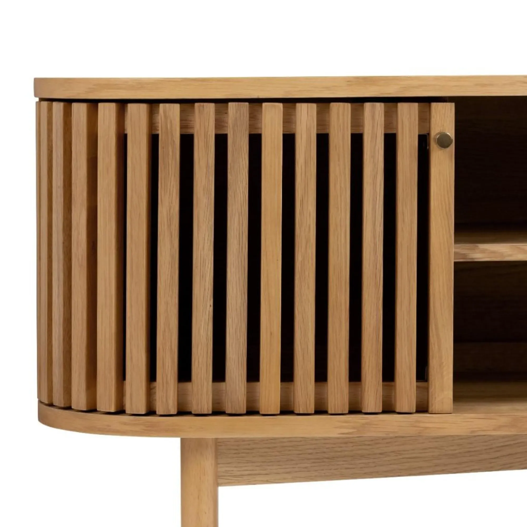 Soho Oak 130cm TV Unit with Storage - Natural