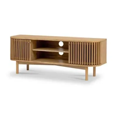 Soho Oak 130cm TV Unit with Storage - Natural