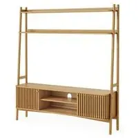 Soho Oak 165cm TV Unit with Storage - Natural
