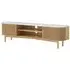 Soho Oak 180cm TV Unit with Storage - Natural, Marble