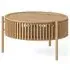 Soho Oak Round Coffee Table with Storage - Natural, Oak