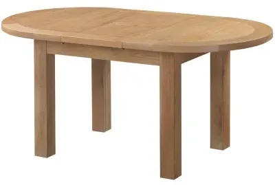 Appleby 4-6 Seater Oval Extending Dining Table - Light Oak image