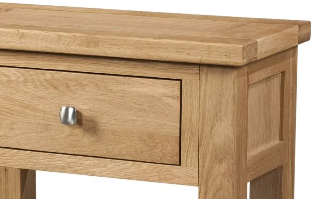 Appleby Oak 1 Drawer Console Table - Oak