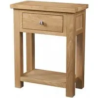 Appleby Oak 1 Drawer Console Table - Oak