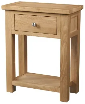 Appleby Oak 1 Drawer Console Table - Oak image