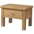 Appleby Oak 1 Drawer Side Table - Light Lacquer