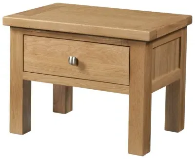 Appleby Oak 1 Drawer Side Table - Light Lacquer image