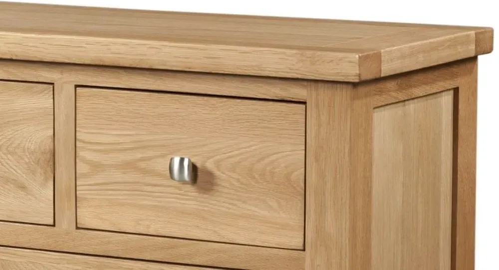 Appleby Oak 2+2 Drawer Chest - Light Lacquer, Oak