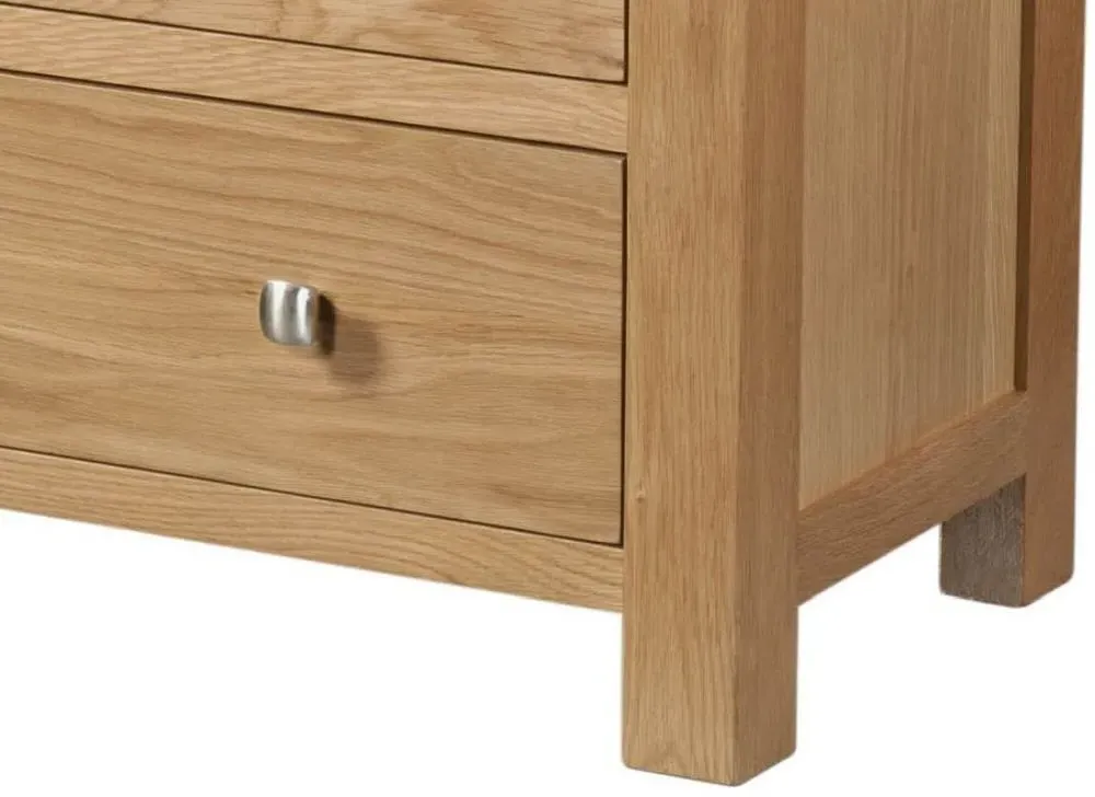 Appleby Oak 2+2 Drawer Chest - Light Lacquer, Oak