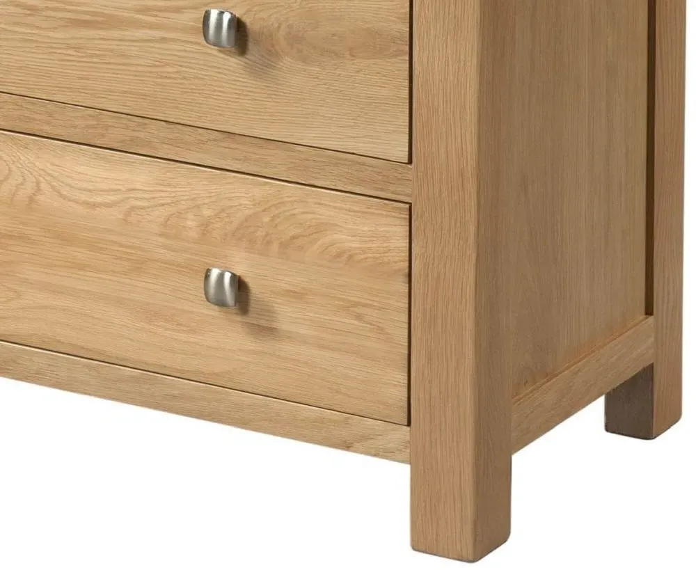 Appleby Oak 2+4 Drawer Chest - Light Lacquer