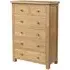 Appleby Oak 2+4 Drawer Chest - Light Lacquer