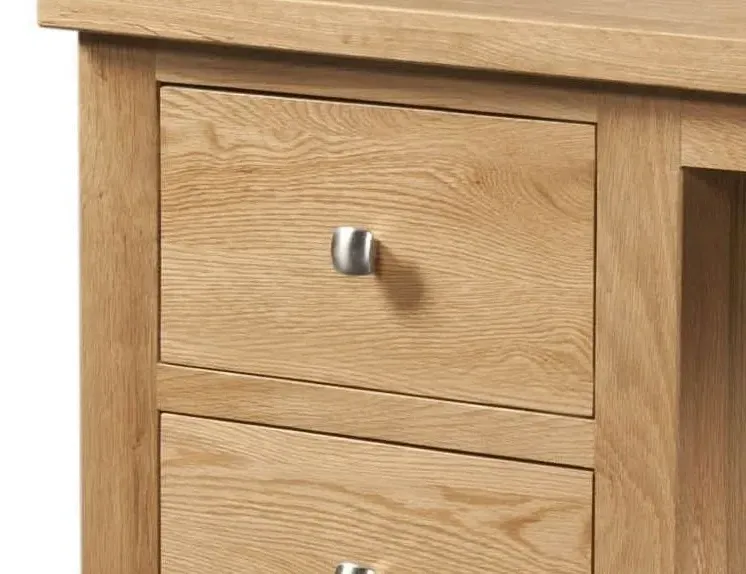 Appleby Oak 3 Drawer Dressing Table Set - Light Lacquer