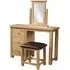 Appleby Oak 3 Drawer Dressing Table Set - Light Lacquer