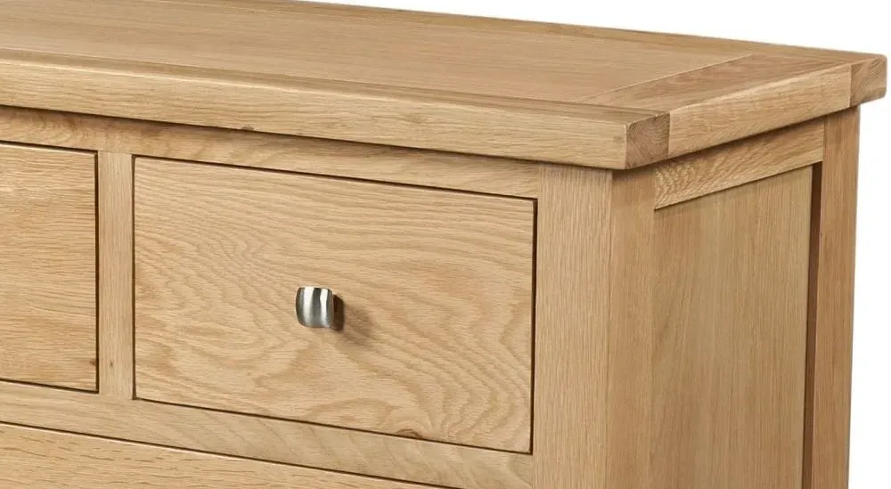 Appleby Oak 3+4 Drawer Chest - Light Lacquer