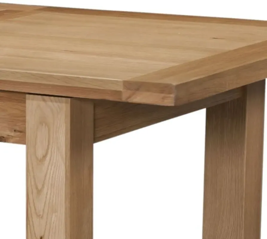 Appleby Oak 4-Seater Extendable Dining Table - Light Lacquer