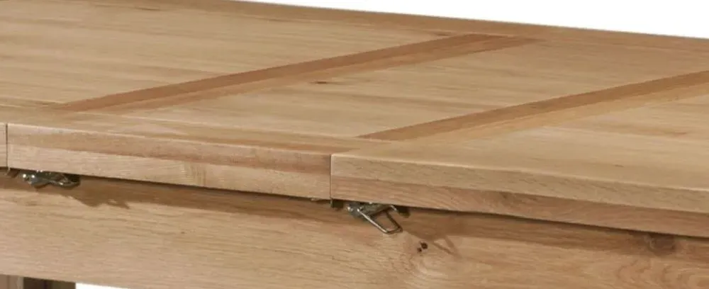 Appleby Oak 4-Seater Extendable Dining Table - Light Lacquer