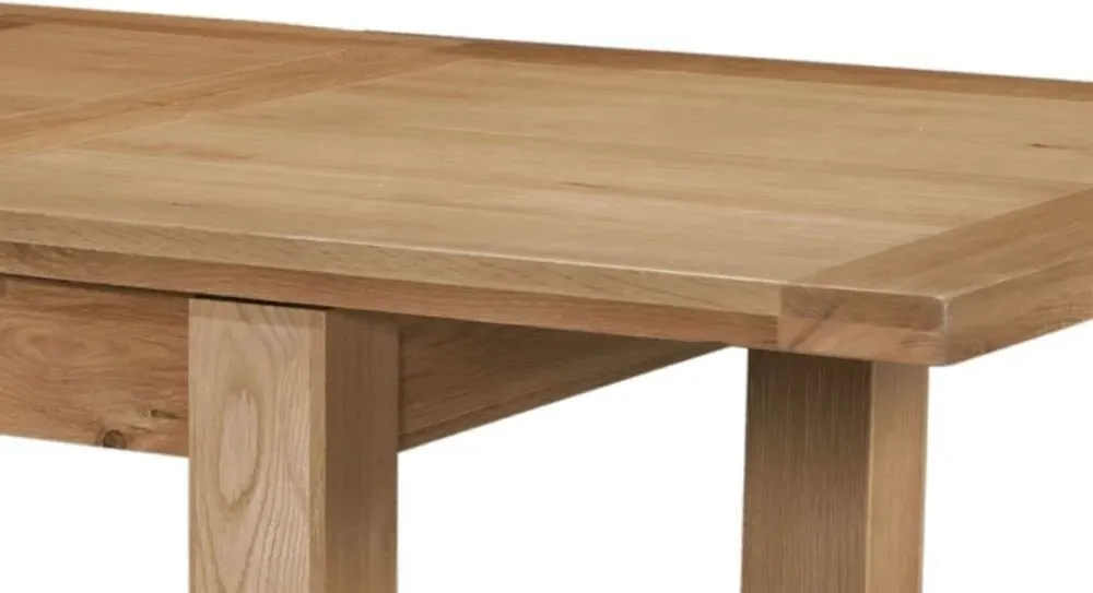 Appleby Oak 4-Seater Extendable Dining Table - Light Lacquer