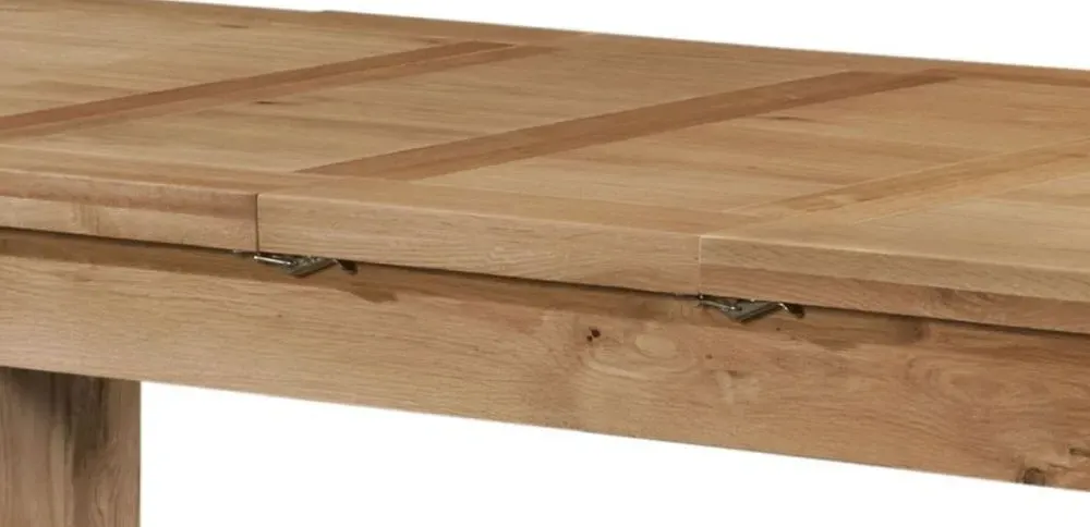 Appleby Oak 4-Seater Extendable Dining Table - Light Lacquer