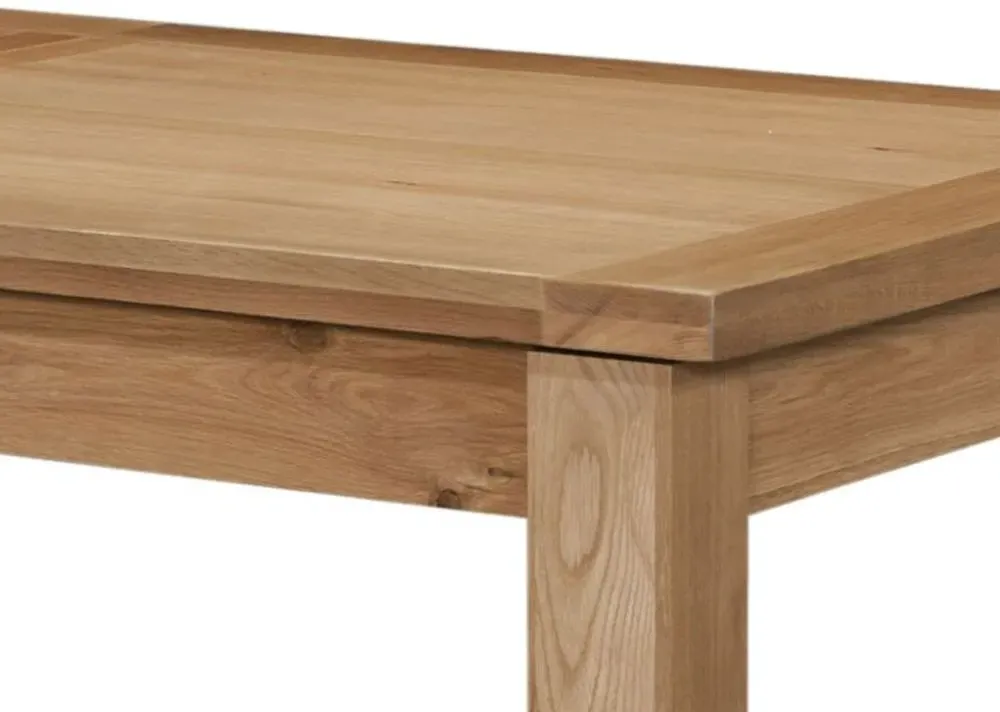 Appleby Oak 6-10 Seater Extending Dining Table - Light Lacquer