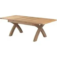 Appleby Oak 6-8 Seater Extendable Dining Table - Light Oak