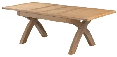 Appleby Oak 6-8 Seater Extendable Dining Table - Light Oak image