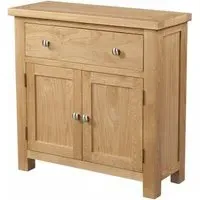 Appleby Oak 80cm 2 Door Sideboard - Light Lacquer