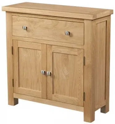 Appleby Oak 80cm 2 Door Sideboard - Light Lacquer image