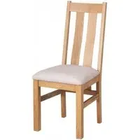 Appleby Oak Arizona Slatted Back Dining Chair - Oak