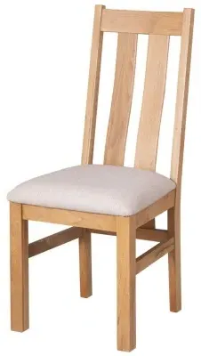 Appleby Oak Arizona Slatted Back Dining Chair - Oak