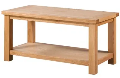 Appleby Oak Coffee Table with Storage - Light Oak image