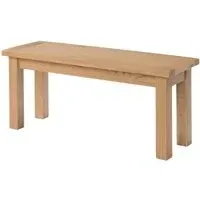 Appleby Oak Dining Bench - Light Lacquer, Oak