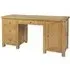 Appleby Oak Double Desk with Storage - Light Lacquer