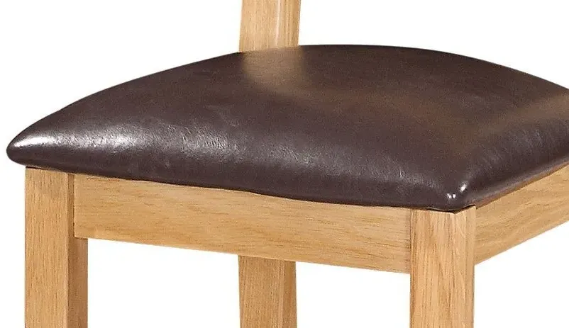 Appleby Oak Ladder Back Dining Chair - Light Lacquer, Oak