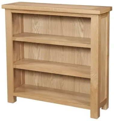 Appleby Oak Low Bookcase - Light Lacquer, Oak image