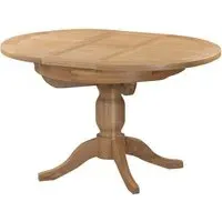 Appleby Oak Round Extending Dining Table - Light Oak