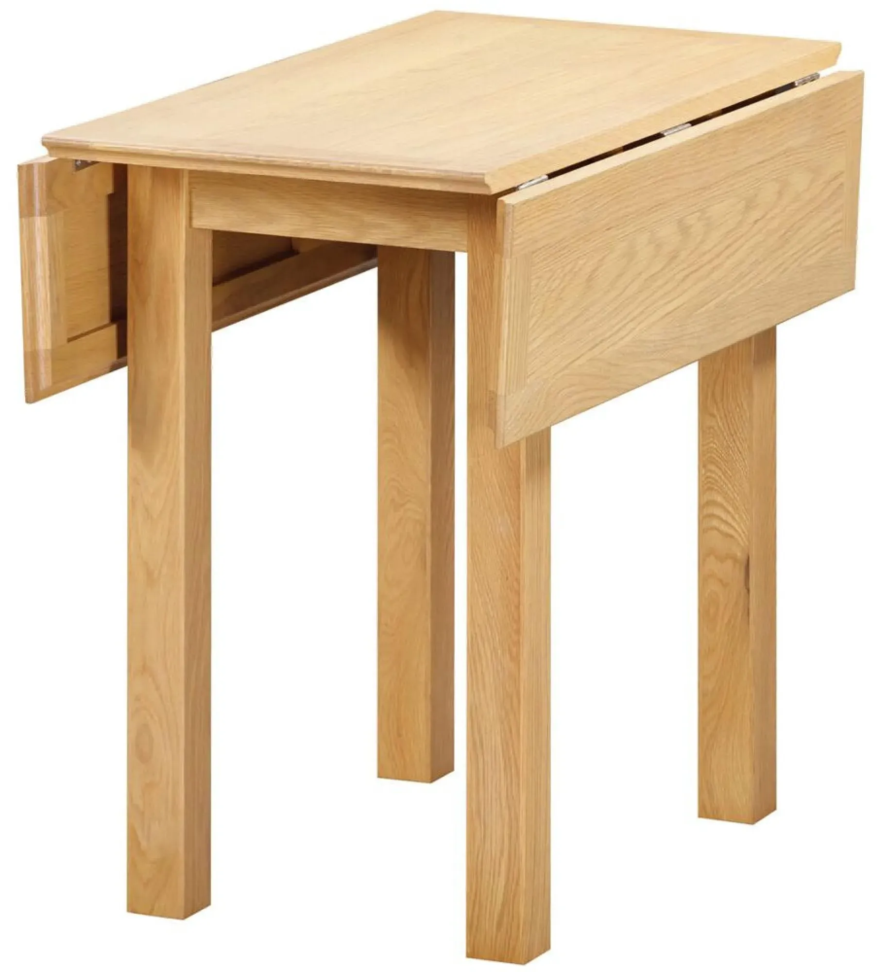 Arlington 2-Seater Oak Square Drop Leaf Dining Set - Natural